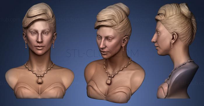 3D model Lady Gaga (STL)